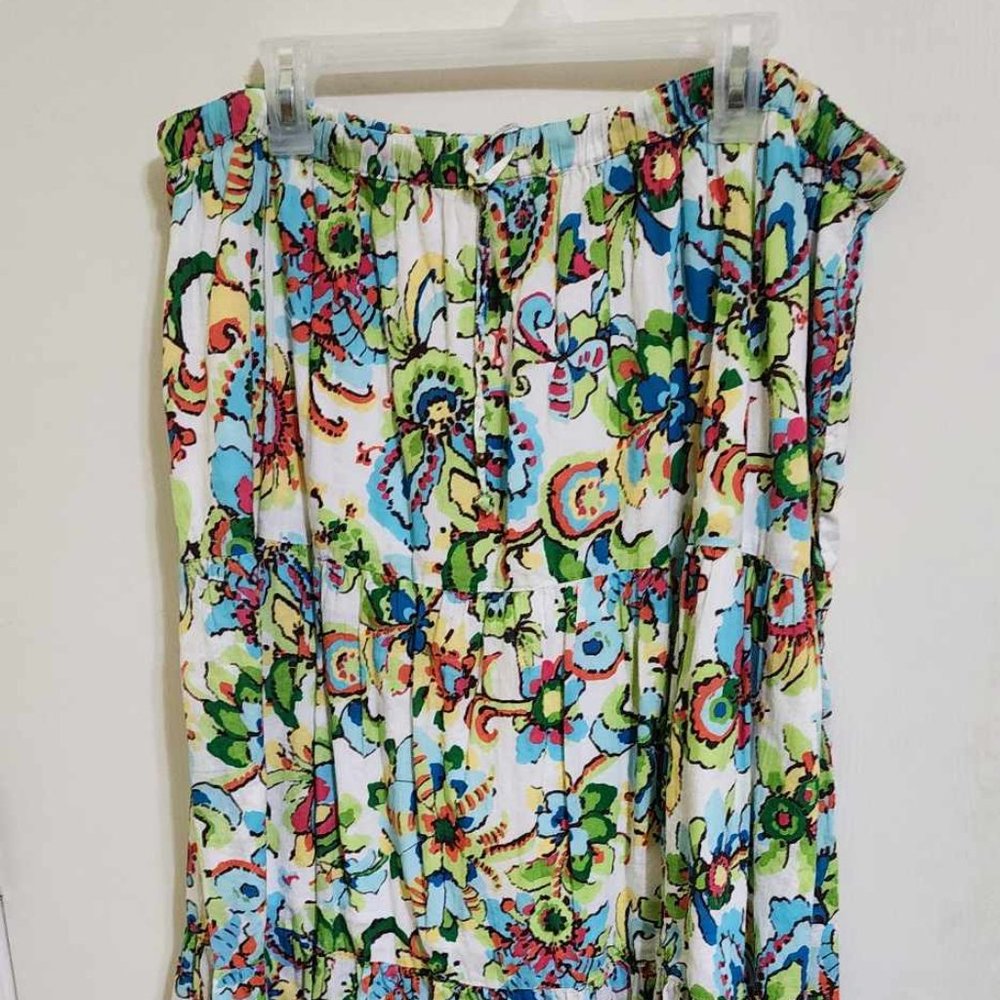Multi colored maxi skirt